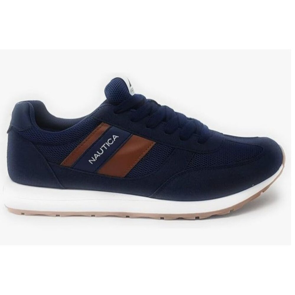 Nautica Hull 3 Mens Sneaker, Size 9.5 Kelvin/Navy